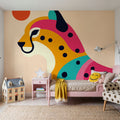 Safari Cat I Mural Wallpaper - room preview 05