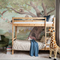 Oak Hill Slumber, Morning Fog Mural Wallpaper - room preview 05