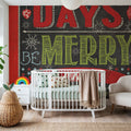 Holiday Talk Color II Mural Wallpaper - room preview 05