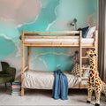 Floating Abstract Mural Wallpaper - room preview 05