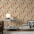 Harvest Sprig Brown Mural Wallpaper - room preview 05