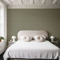 Linen Mist Neutral Collection, Hint of Olive Mural Wallpaper - room preview 05