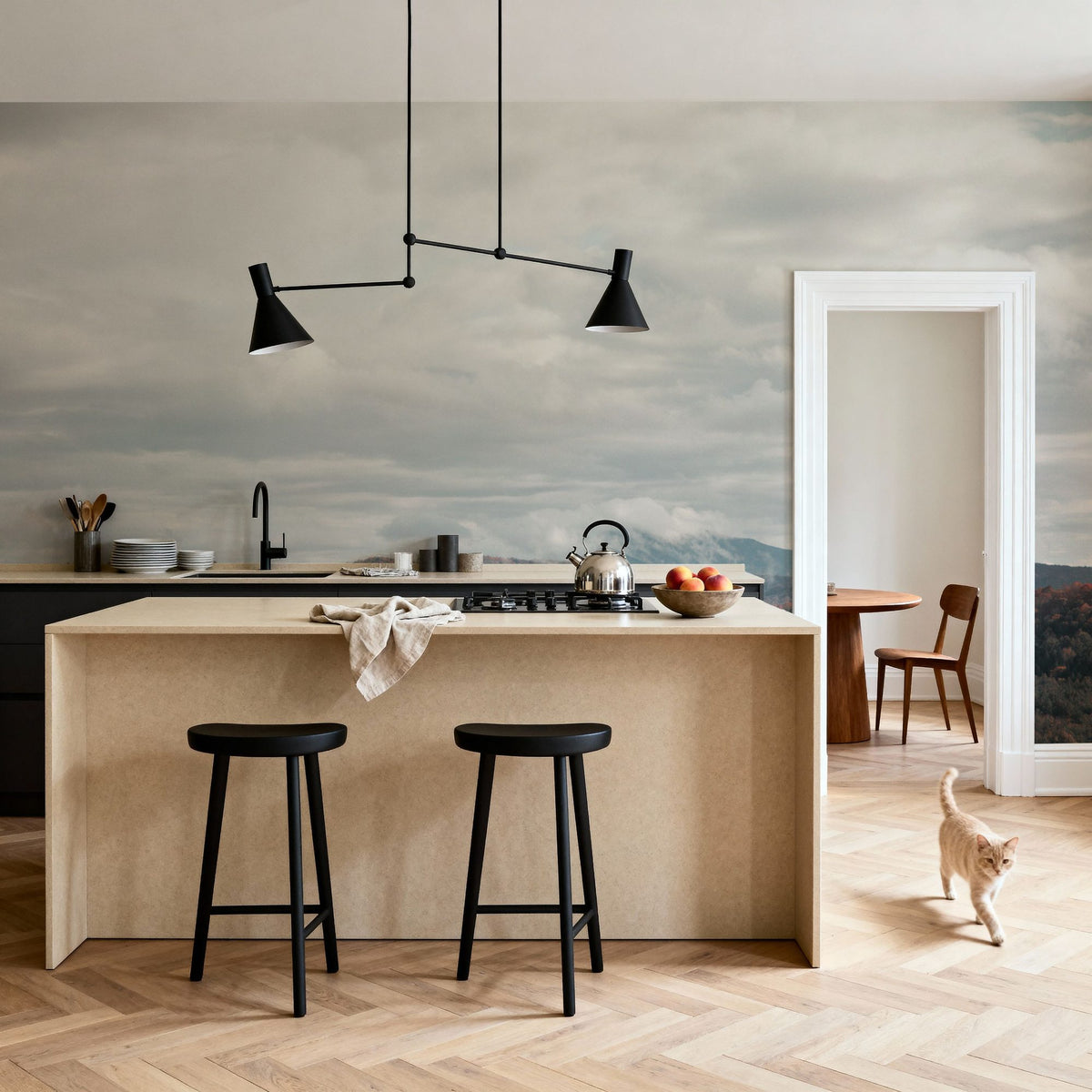 Autumn Hills Mural Wallpaper - room preview 05