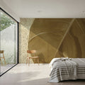 Ornate Monstera Leaf I Mural Wallpaper - room preview 05