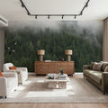 Foggy Treetops Mural Wallpaper - room preview 05