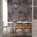 Floral Gaze, Lavender Mural Wallpaper - room preview 05