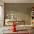 Subtle Plaster Wall, Butter Yellow Mural Wallpaper - room preview 05