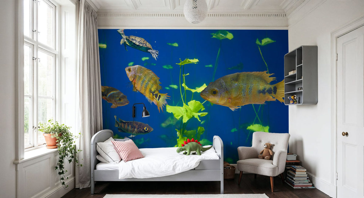 Ocean Friends Mural Wallpaper - room preview 05