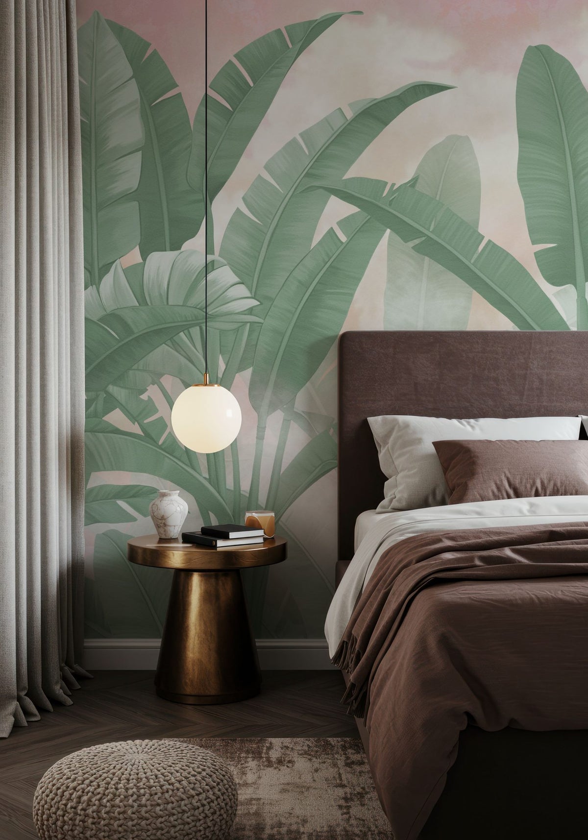 Banana Palms, Sunset Mural Wallpaper - room preview 05