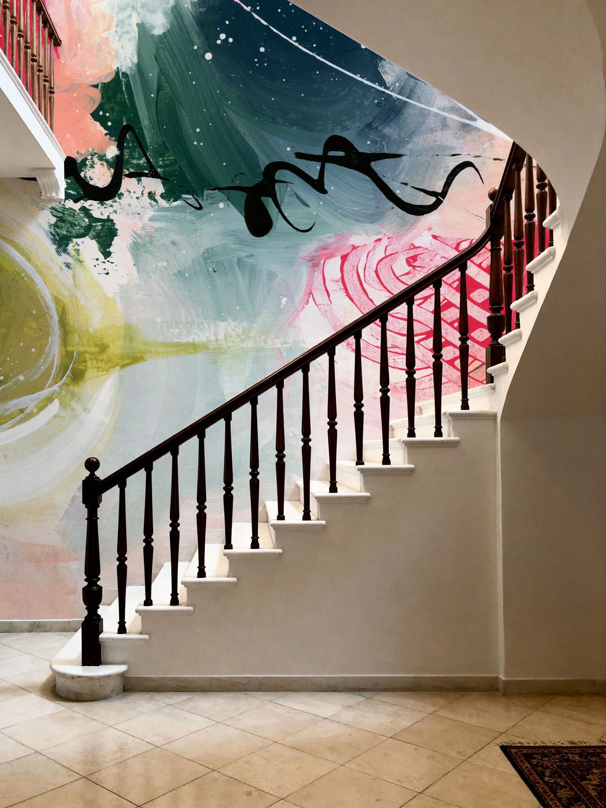 Graffiti Abstract II Mural Wallpaper - room preview 05