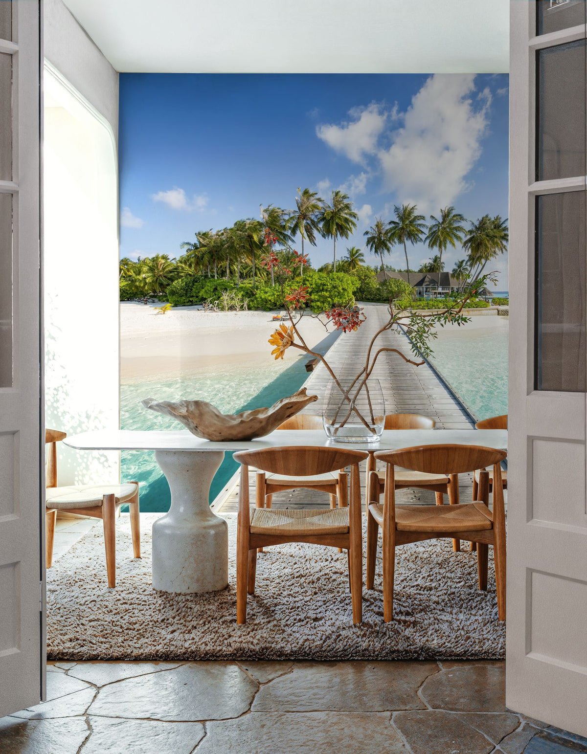 Luxury Beach Mural Wallpaper - room preview 05