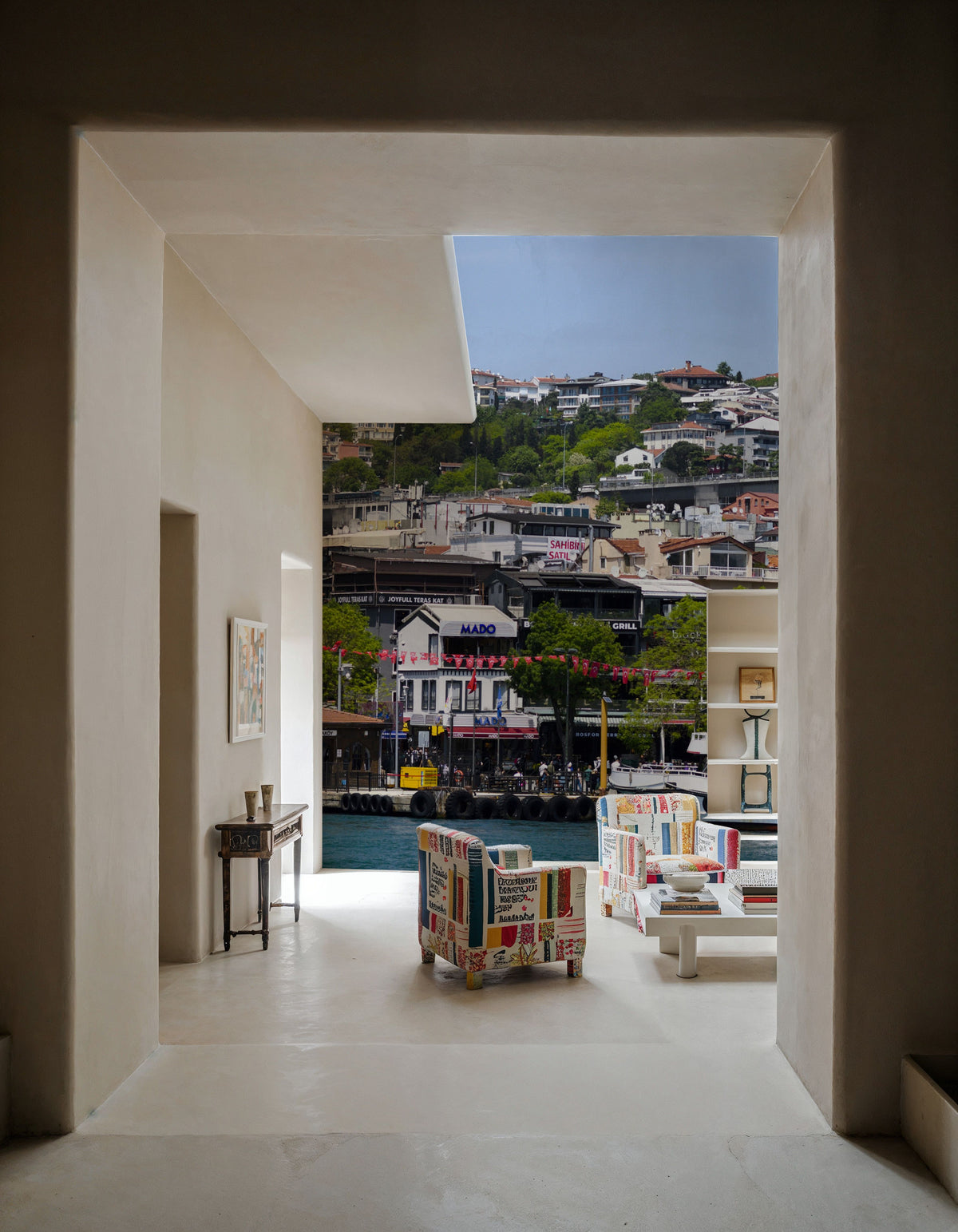 Turkish Waterfront Mural Wallpaper - room preview 05