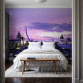Urban Twilight Bridge Mural Wallpaper - room preview 05