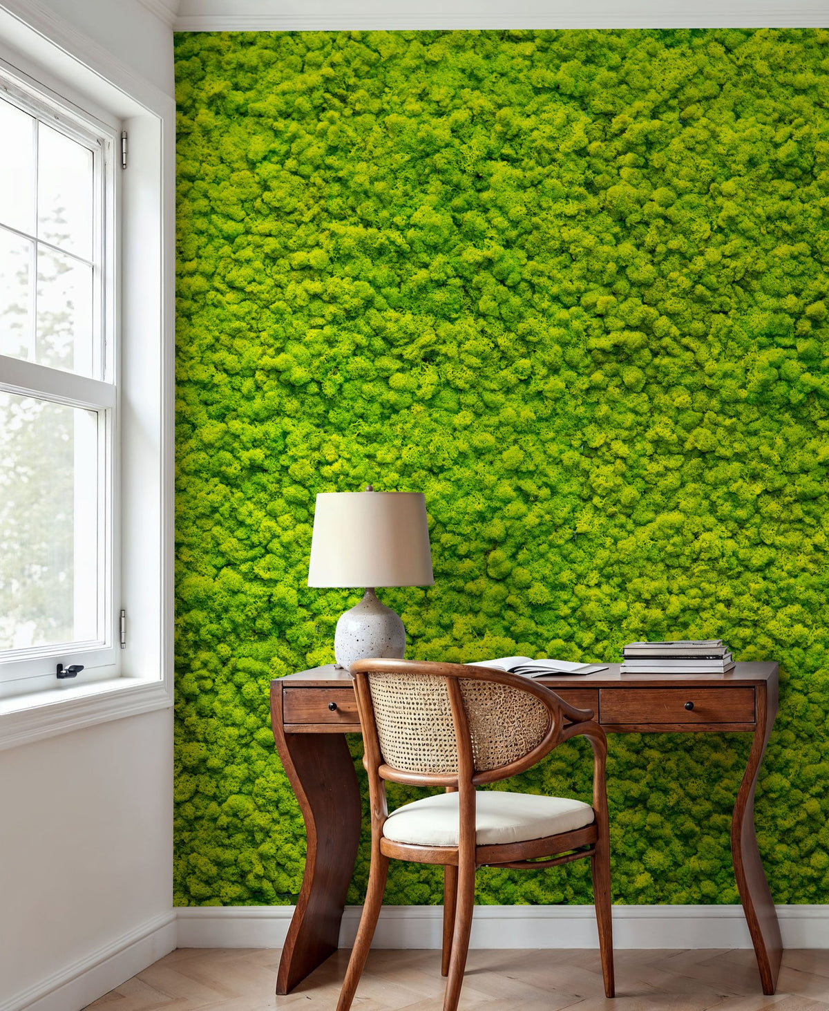 Moss Mat Mural Wallpaper - room preview 05