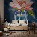 Single Perfect Flower Mural Wallpaper - room preview 05