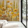 Yellow Field Mural Wallpaper - room preview 05