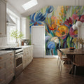 Fire Flowers Mural Wallpaper - room preview 05