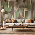 Modern Guild, Urban Jungle Green Mural Wallpaper - room preview 05
