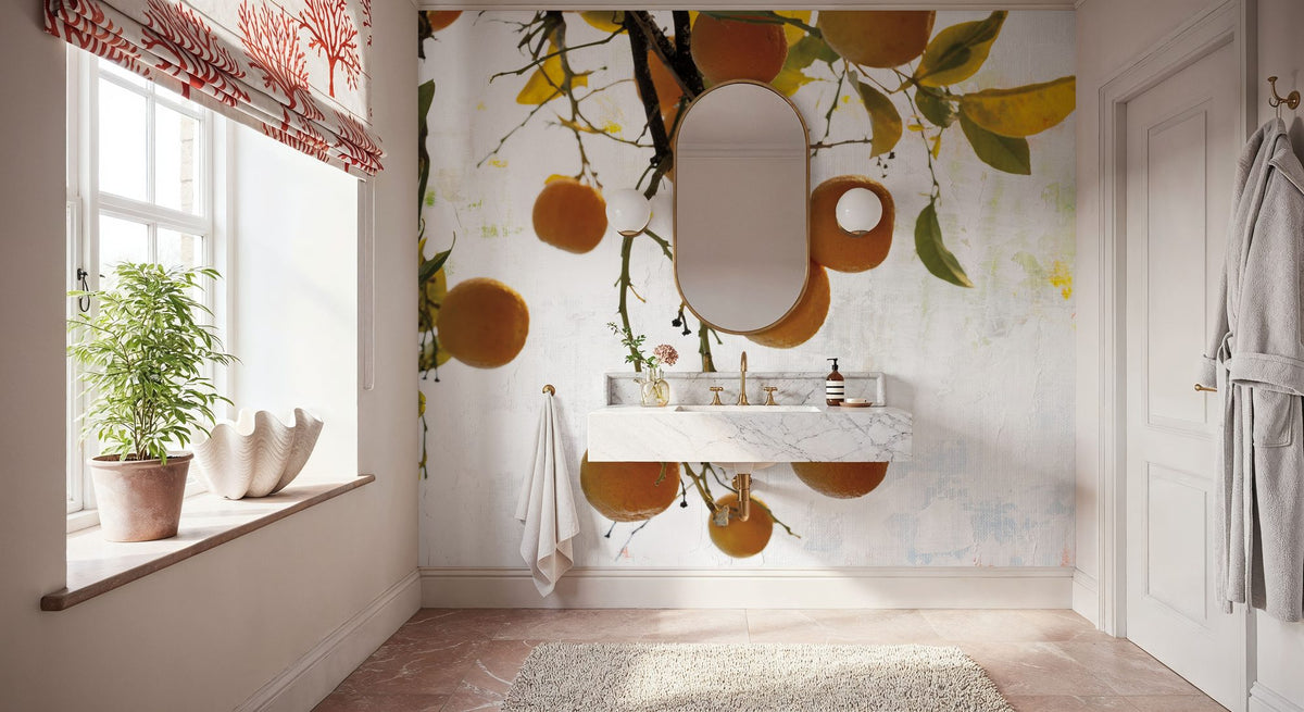 Oranges IV Mural Wallpaper - room preview 05