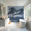 Mediterranean Pine Landscape, Blues Mural Wallpaper - room preview 05