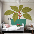 Potted Plant VIII Mural Wallpaper - room preview 05