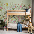 Bird Garden Spring Green Mural Wallpaper - room preview 05