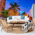 South Beach Buzzing Mural Wallpaper - room preview 05