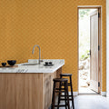 Coastal Scales Yellow Mural Wallpaper - room preview 05