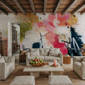 Graffiti Abstract III Mural Wallpaper - room preview 05