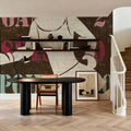 Womens Scoreboard Tennis Mural Wallpaper - room preview 05
