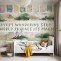 Midsummer Meadow I Mural Wallpaper - room preview 05