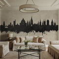 Oxford England Skyline Concrete Mural Wallpaper - room preview 05