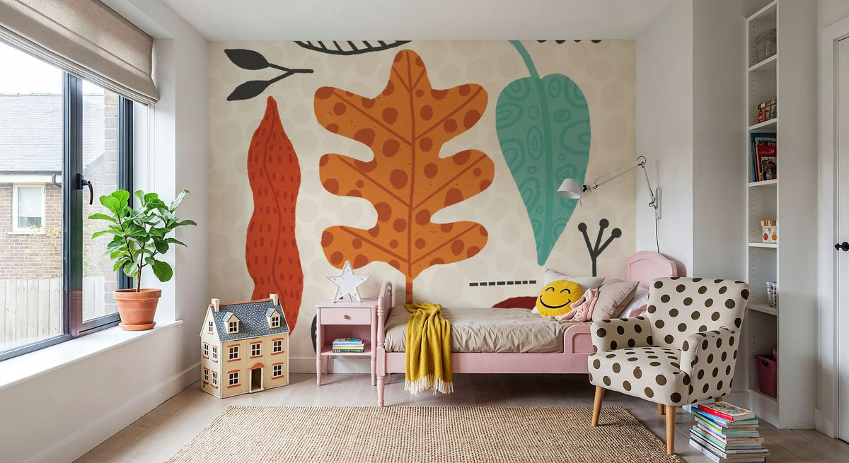 Fall Fun VI Mural Wallpaper - room preview 05