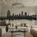 Kingston Upon Thames England Skyline Concrete Mural Wallpaper - room preview 05