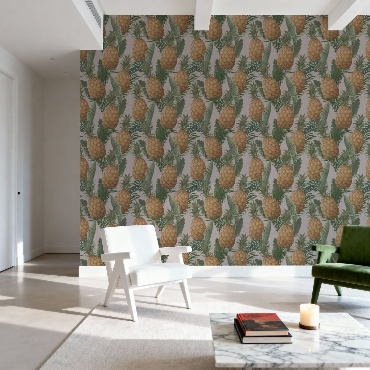 Pineapple Mural Wallpaper - room preview 05
