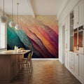 Rainbow Stone Mural Wallpaper - room preview 05