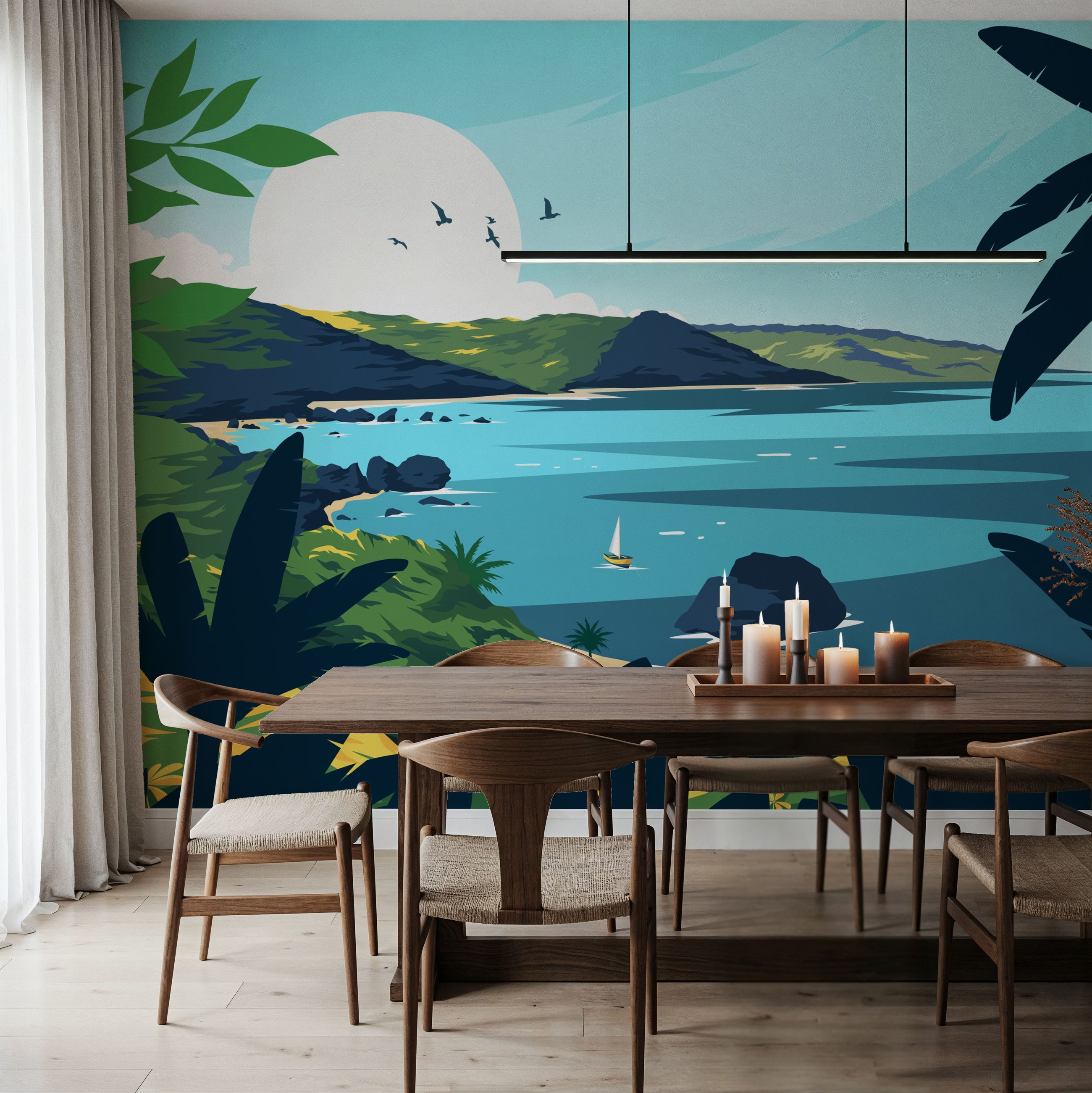 Travel Barbados Mural Wallpaper
