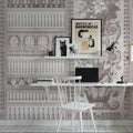 Flower Mountain, Beige Mural Wallpaper - room preview 05