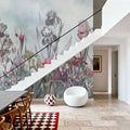 Iris Field Blueish Mural Wallpaper - room preview 05