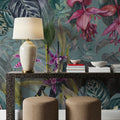 Jungle Panther Mural Wallpaper - room preview 05