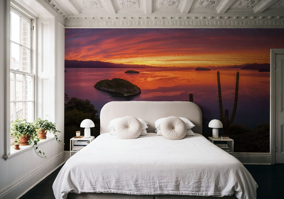 Cardon Cactus Sunset Mural Wallpaper - room preview 05