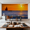 Cala Benirras Sunset Mural Wallpaper - room preview 05