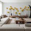 Minimalist Craspedia Mural Wallpaper - room preview 05