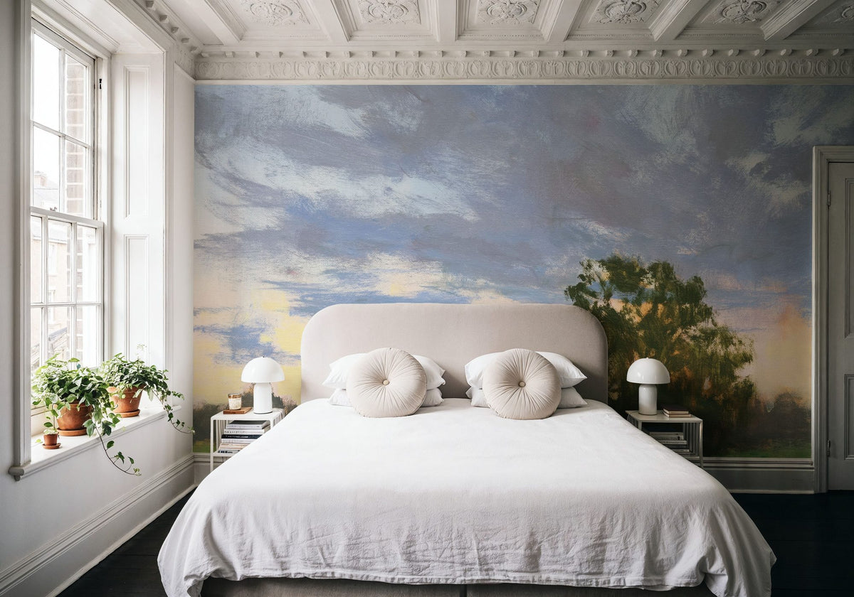 Tree At Sunset Mural Wallpaper - room preview 05