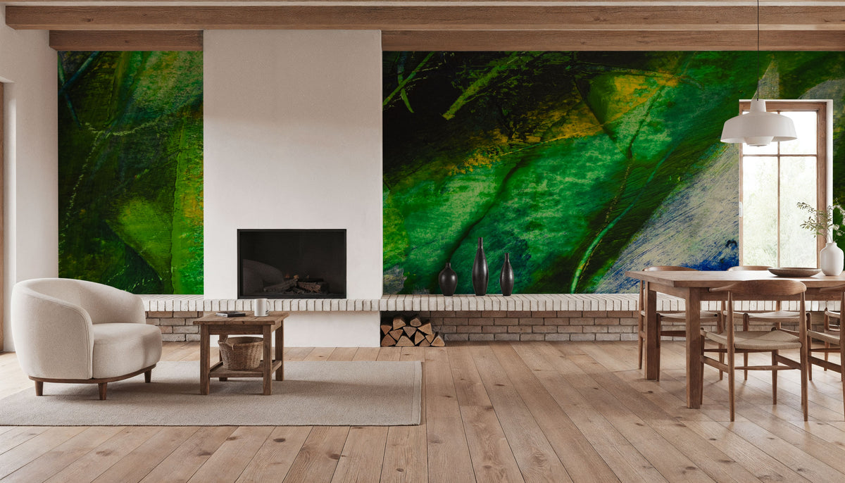 Flower DNA Mural Wallpaper - room preview 05