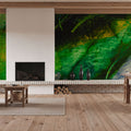 Flower DNA Mural Wallpaper - room preview 05