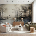 Scenic Evening Lake Mural Wallpaper - room preview 05