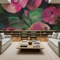 Midnight Blooms I Mural Wallpaper - room preview 05