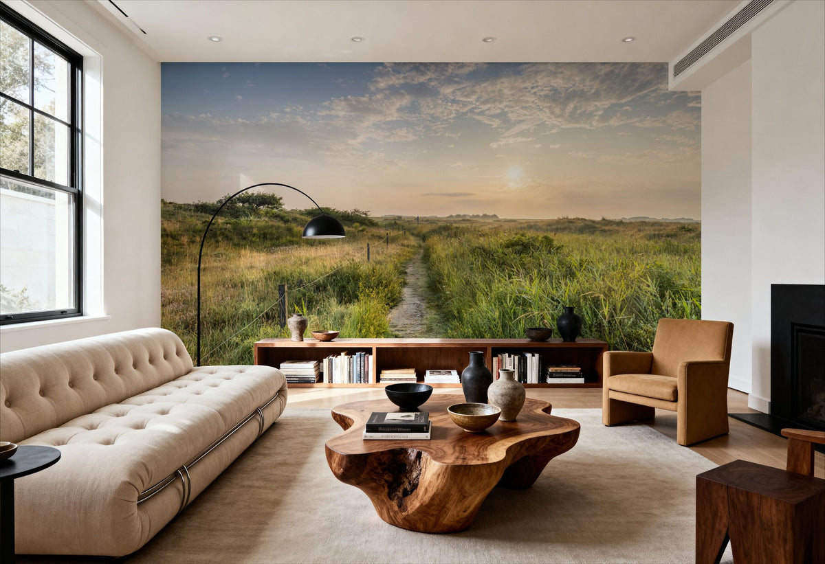 Sunrise Walk Mural Wallpaper - room preview 05