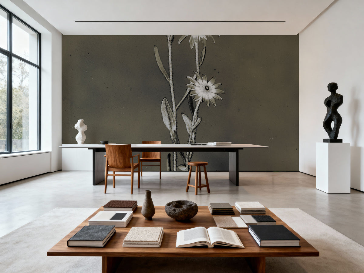 Glass Plate Botanical III Mural Wallpaper - room preview 05
